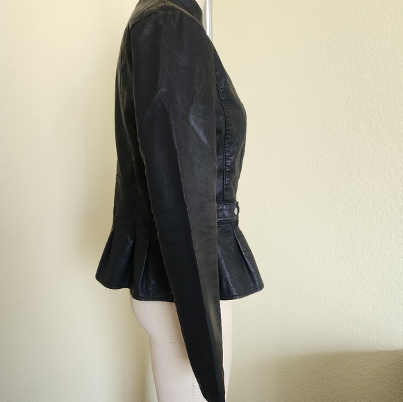 Peplum Moto Jacket - Picture 3 of 5
